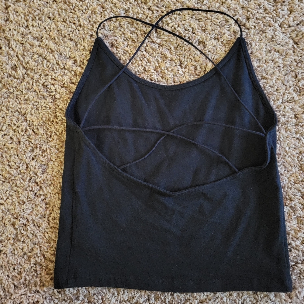 American Eagle Outfitters Black Strappy Camisole